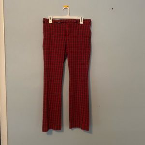 Ralph Lauren VINTAGE Plaid Semi-Flare Pants